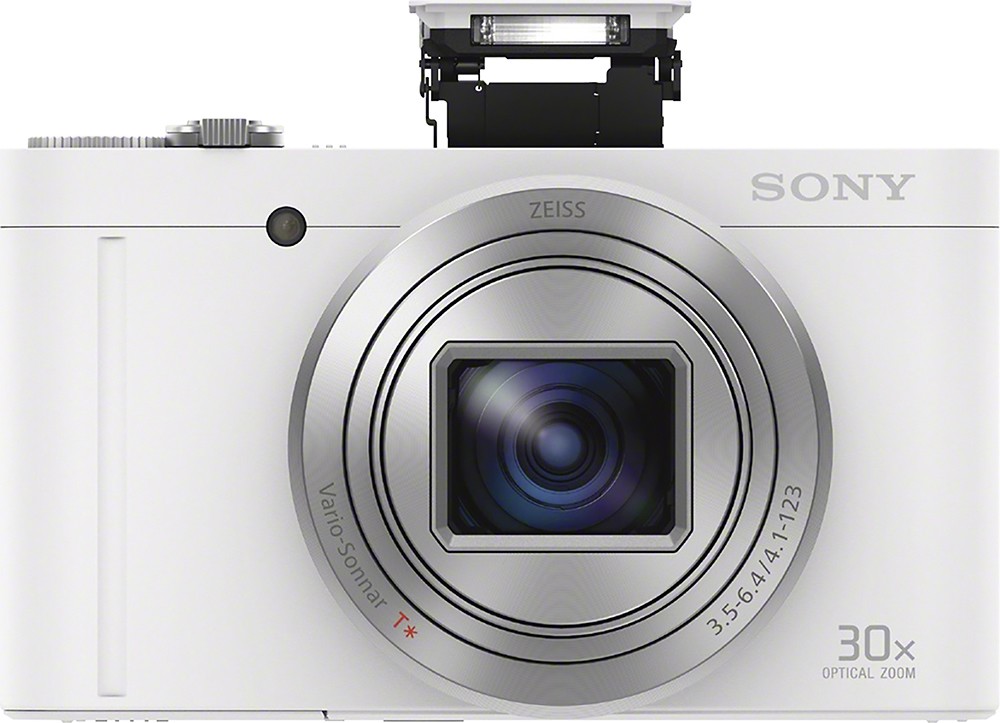 Sony DSC-WX500 18.2-Megapixel Digital Camera White - Best Buy