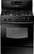 Front Standard. Samsung - 30" Self-Cleaning Freestanding Gas Convection Range - Black.