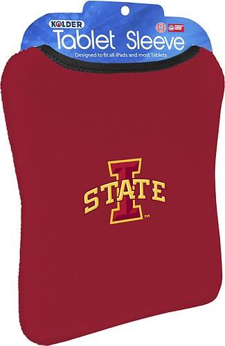 Angle Standard. Kolder - Iowa State Snug Sleeve for Apple® iPad® and Most Tablets.