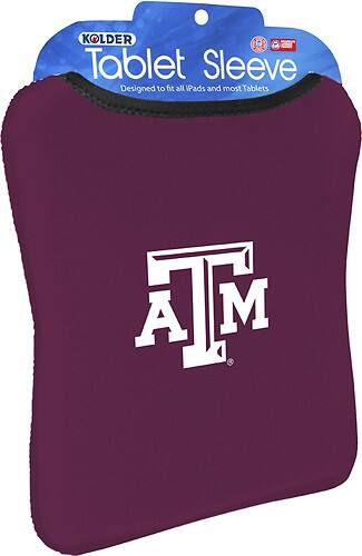 Angle Standard. Kolder - Texas A&M Snug Sleeve for Apple® iPad® and Most Tablets.