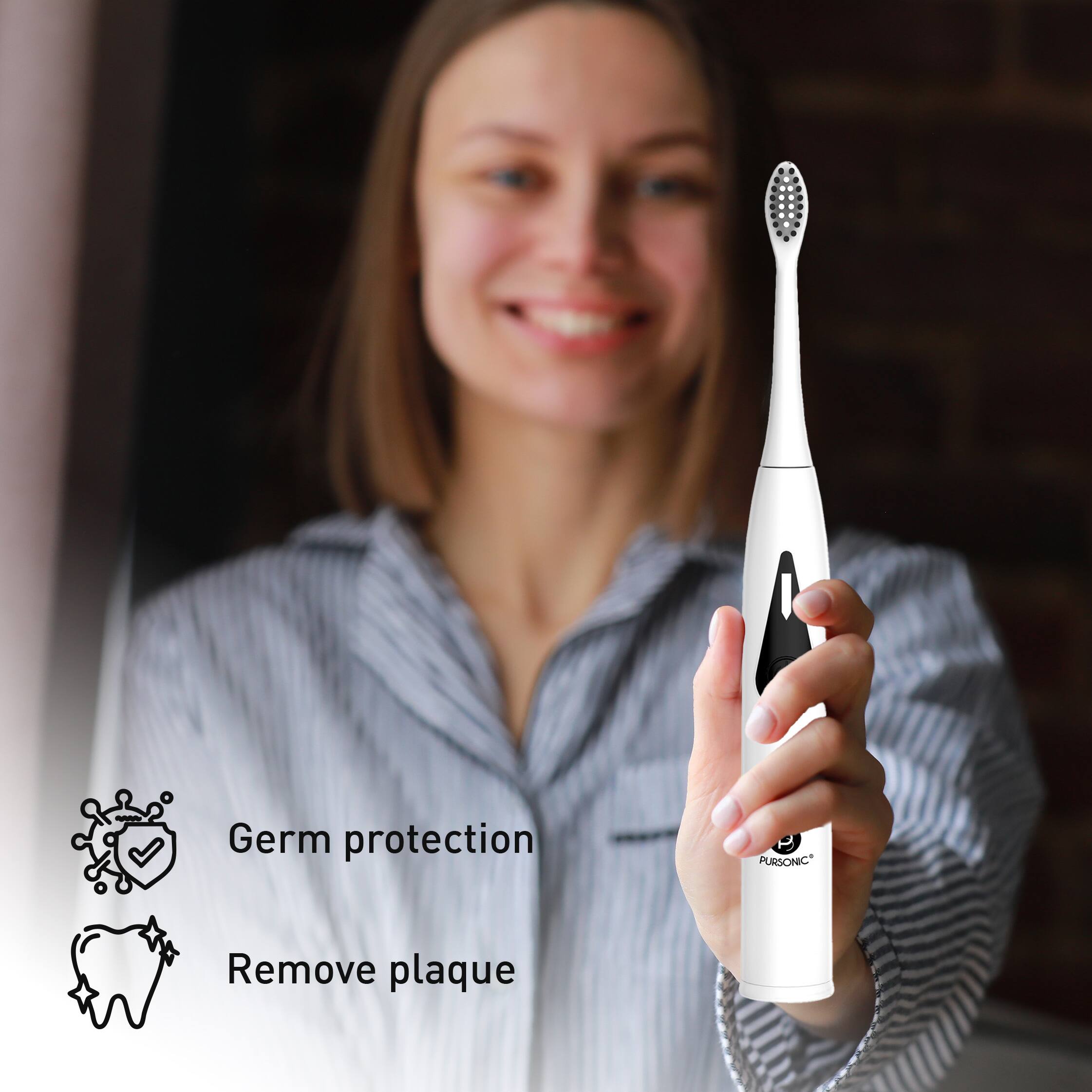 Germ protection  
Remove plaque