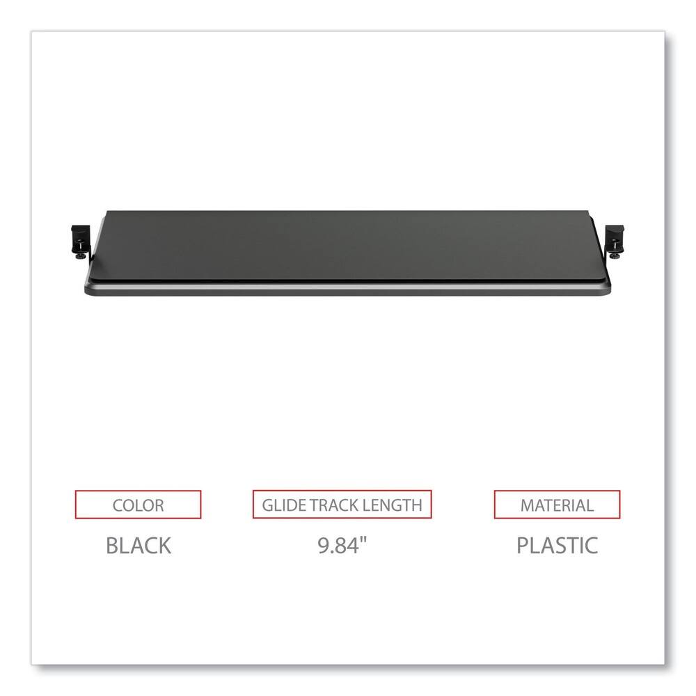 - COLOR: BLACK
- GLIDE TRACK LENGTH: 9.84"
- MATERIAL: PLASTIC