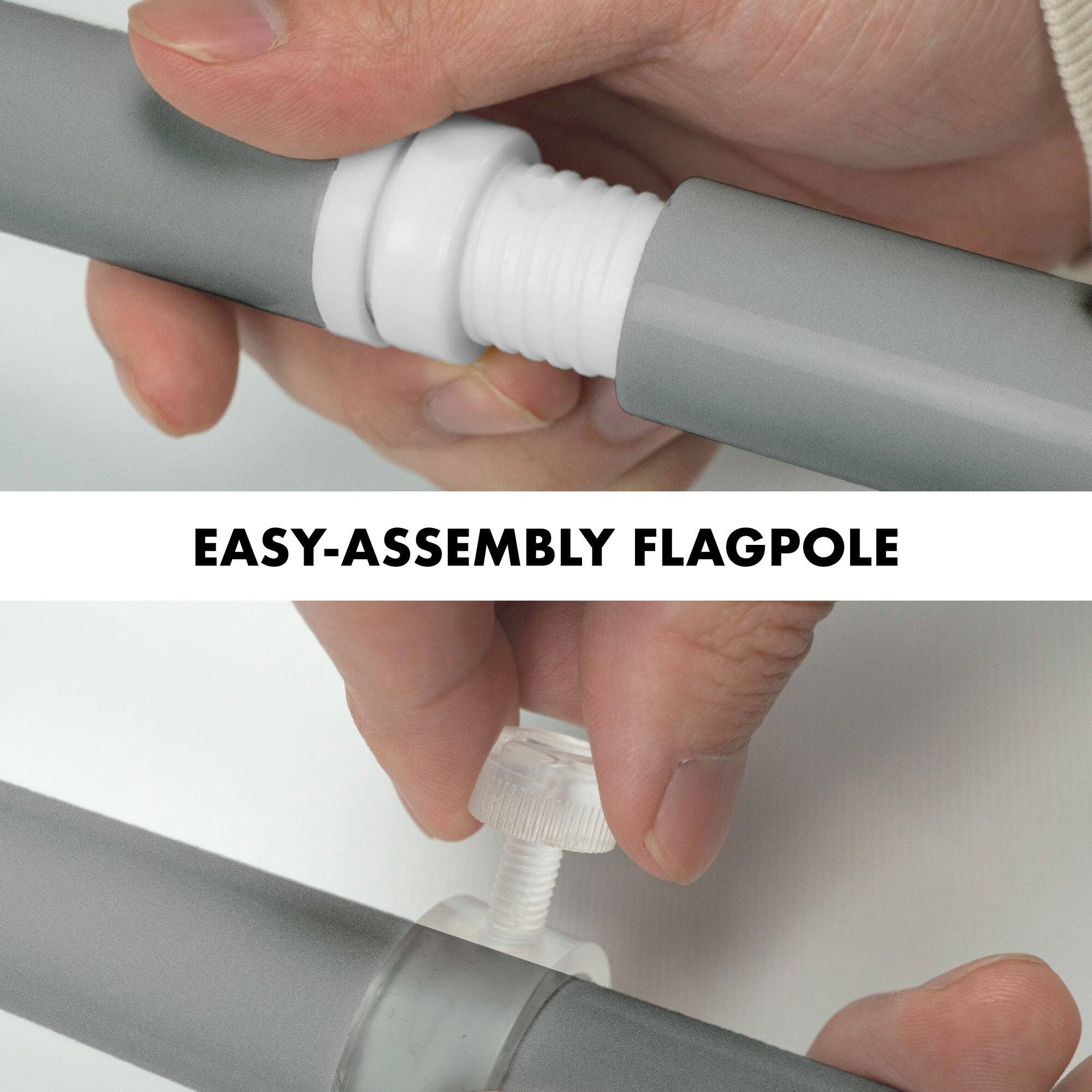EASY-ASSEMBLY FLAGPOLE