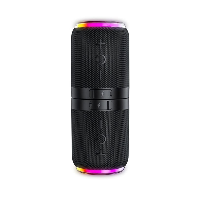 SKRAN - 2-in-1 Portable Magnetic Bluetooth Speaker -with RGB Lights, for Home, Outdoor & Travel ,Music Lovers, Campers