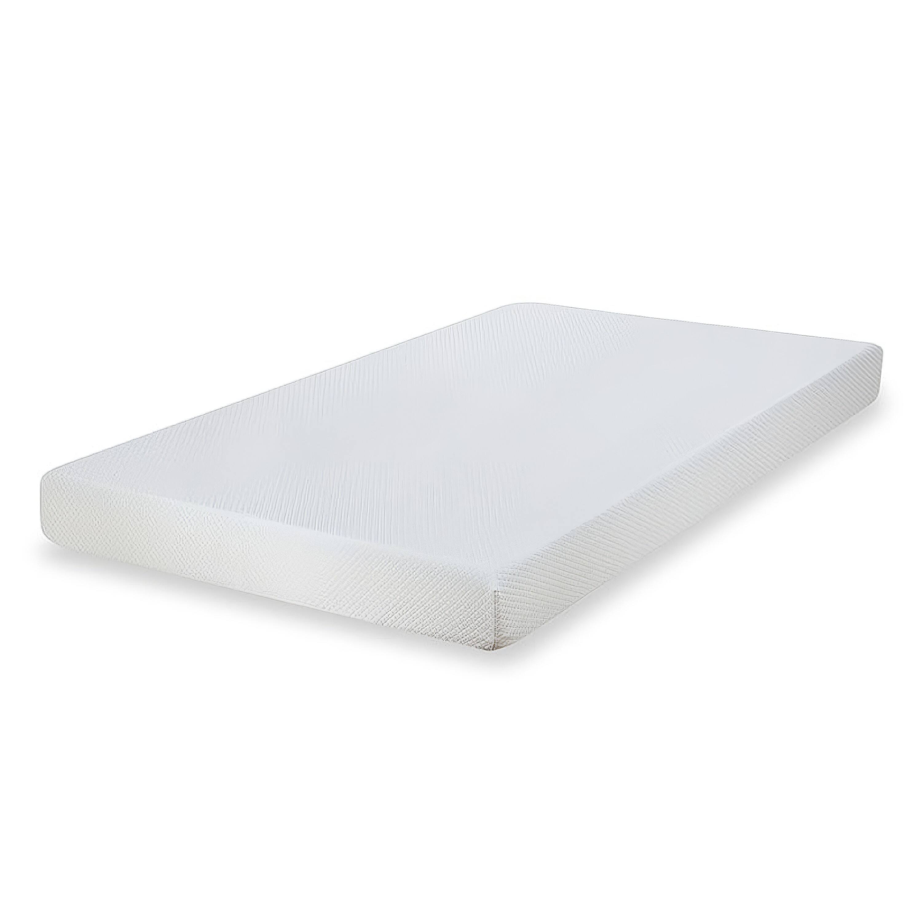 Front. Manhattan Lane - Aysa Queen Size Mattress, Memory Foam,  Polyester Cover, 6 Inch - White.