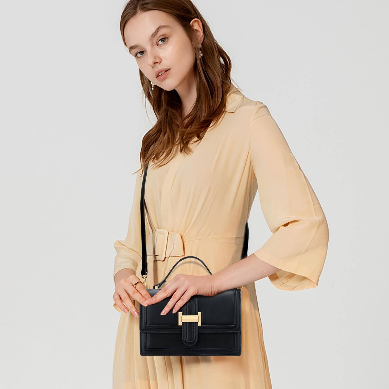 Back. Fabibe - Top Handle Straw Crossbody Bags For Women  Summer Purses And Handbags Shoulder Clutch Beach Bag - B-black.