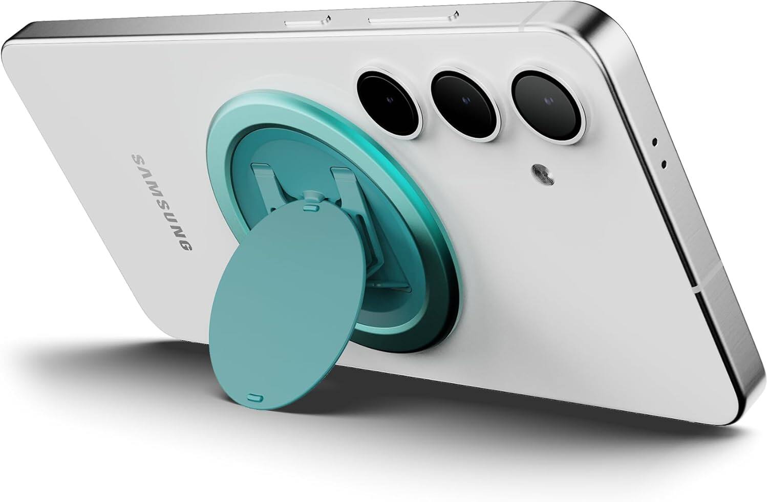 Left. OhSnap - ohsnap! Snap Grip Luxe Magnetic Phone Grip - Millennial Teal - Millennial Teal.