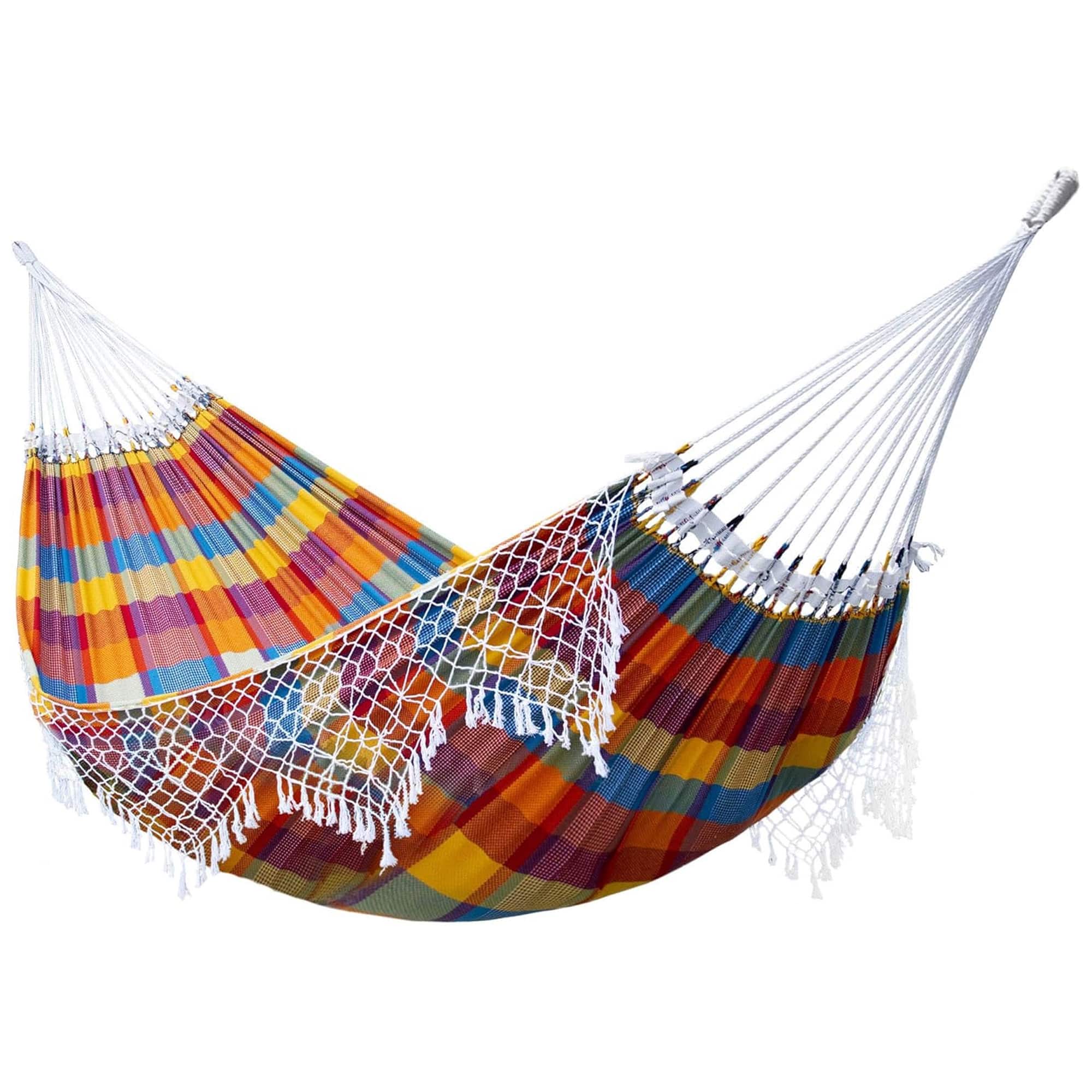 Vivere - Authentic Brazilian Cotton Hammock, Outdoor Hanging Daybed - Carnival price history on PriceWatchPro