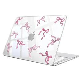 Kitcheniva - Ultra-Thin Snap On Hard Shell Case For MacBook Neo 13 Inch A3404 (2026) - Crystal Bow