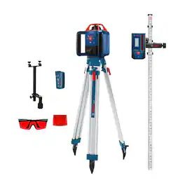Bosch - GRL900-20HVK REVOLVE900 Self-Leveling Rotary Laser Bundle (Refurbished)