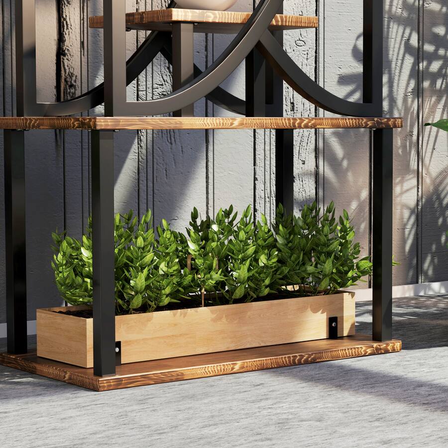Commerical Plant Rack Outsunny Stand Indoor, 8 Tier 62