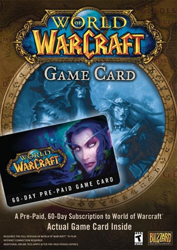  World of Warcraft Game Card - Mac/Windows