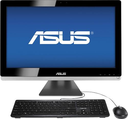 Front Standard. Asus - 27" Touch-Screen All-In-One Computer - 8GB Memory - 1TB Hard Drive.