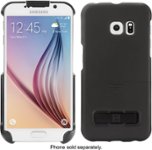 Front Zoom. Platinum™ - Holster Case with Kickstand for Samsung Galaxy S6 Cell Phones - Black.
