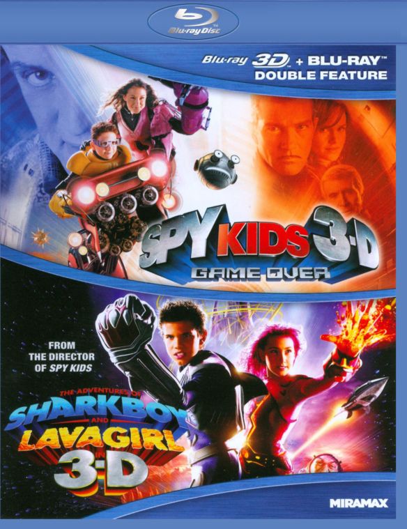  Spy Kids 3-D: Game Over/The Adventures of Sharkboy and Lavagirl 3-D [2 Discs] [3D] [Blu-ray] [Blu-ray/Blu-ray 3D]