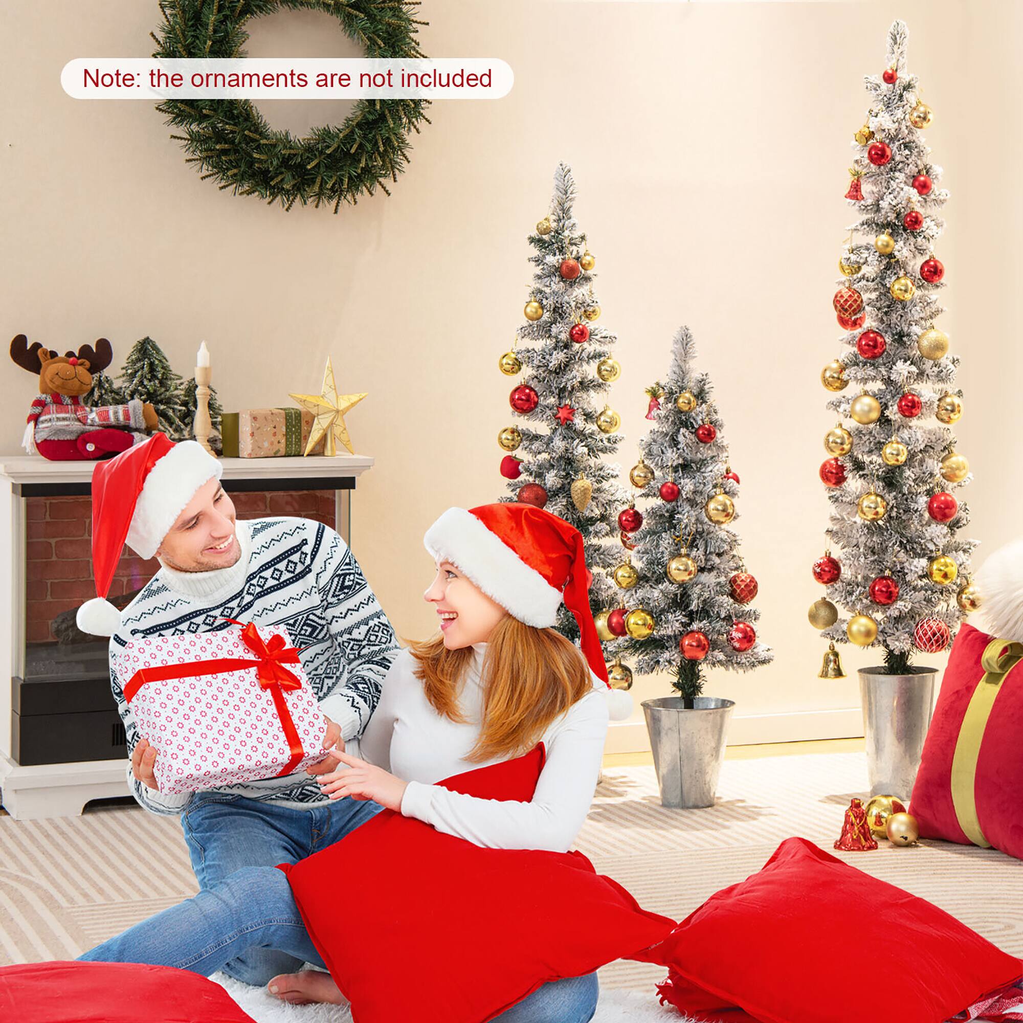 Note: The ornaments are not included