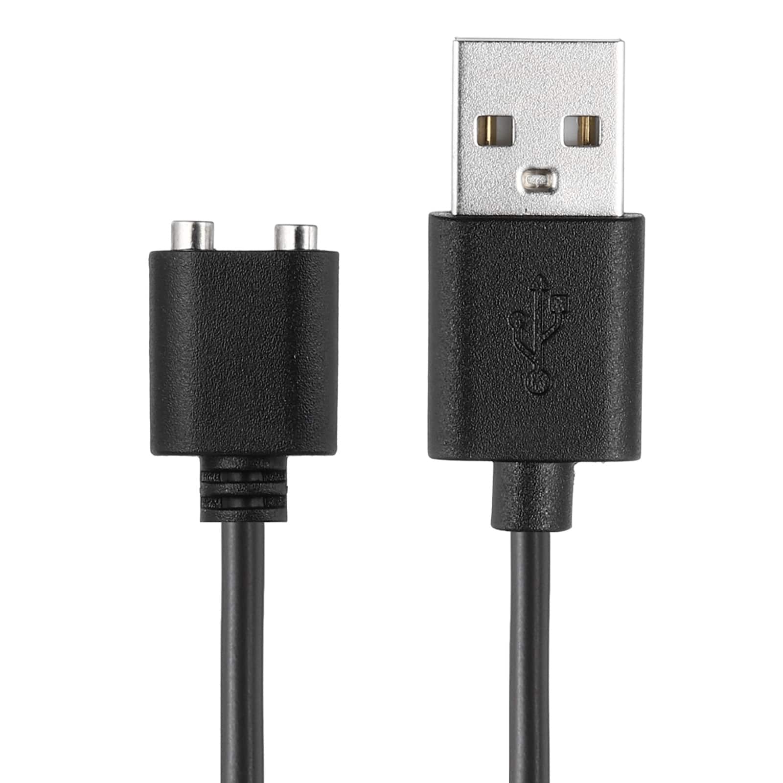 Unique Bargains - Magnetic USB DC Charger Cable, 7mm, 2.6ft, USB, Single Polarity - for Rechargeable Toys & Electric Toothbrush - Black