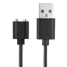 Unique Bargains - Magnetic USB DC Charger Cable, 7mm, 2.6ft, USB, Single Polarity - for Rechargeable Toys & Electric Toothbrush - Black