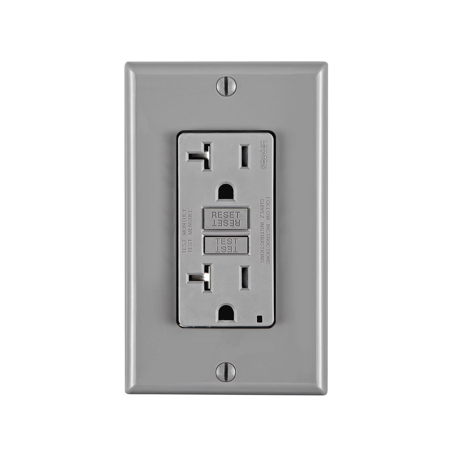 MONTHLY TEST  
MENSUEL TEST  
RESET RESET TEST TEST  
LEVITON SUIVEZ LES INSTRUCTIONS