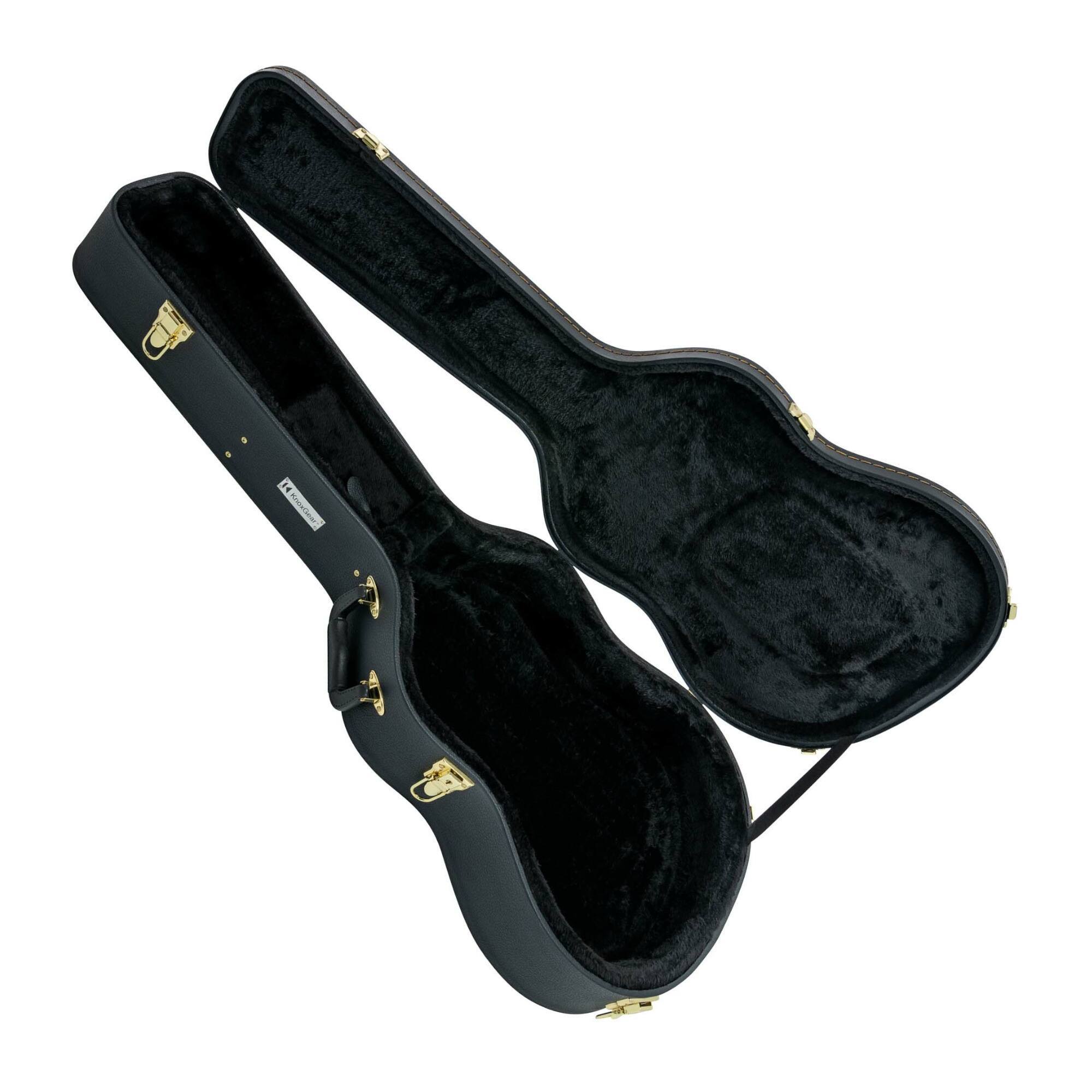 Angle. Knox - Knox Gear KN-GC02 40-Inch Hard Shell Acoustic Concert Guitar Case.