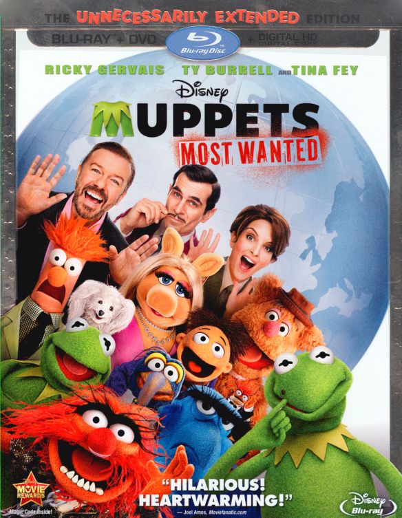  Muppets Most Wanted [2 Discs] [Blu-ray/DVD] [2014]