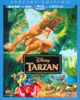 Tarzan [2 Discs] [Includes Digital Copy] [Blu-ray/DVD] [1999] - Front_Original