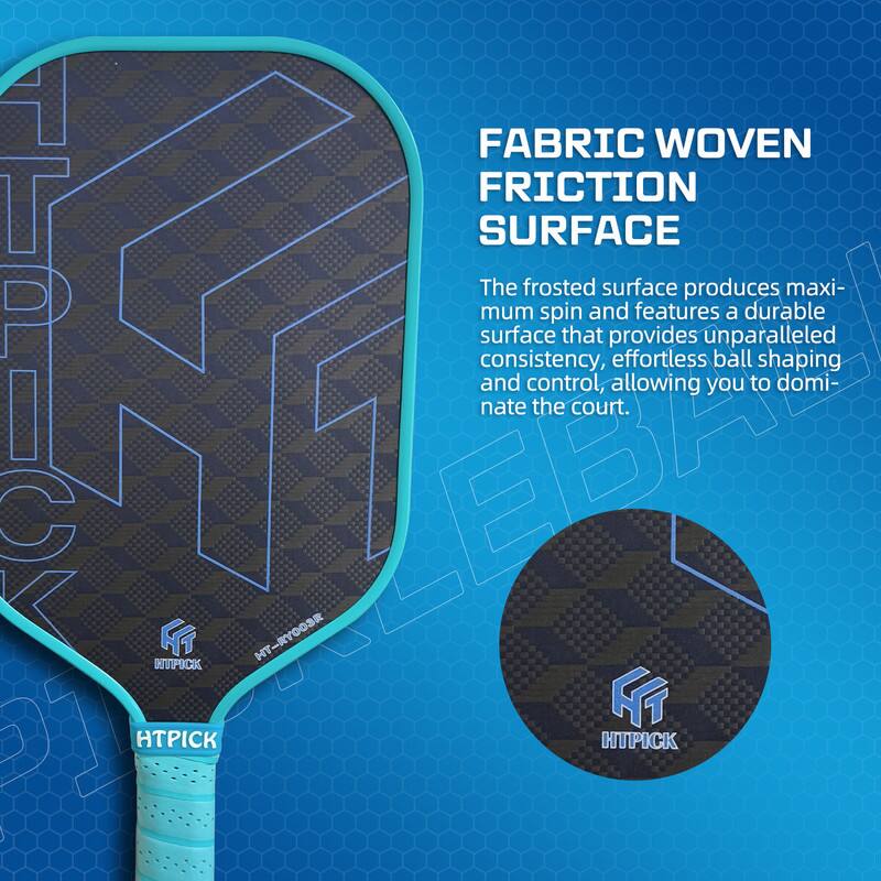 FABRIC WOVEN FRICTION SURFACE

The frosted surface produces maximum spin and features a durable surface that provides unparalleled consistency, effortless ball shaping and control, allowing you to dominate the court.

HTPICK