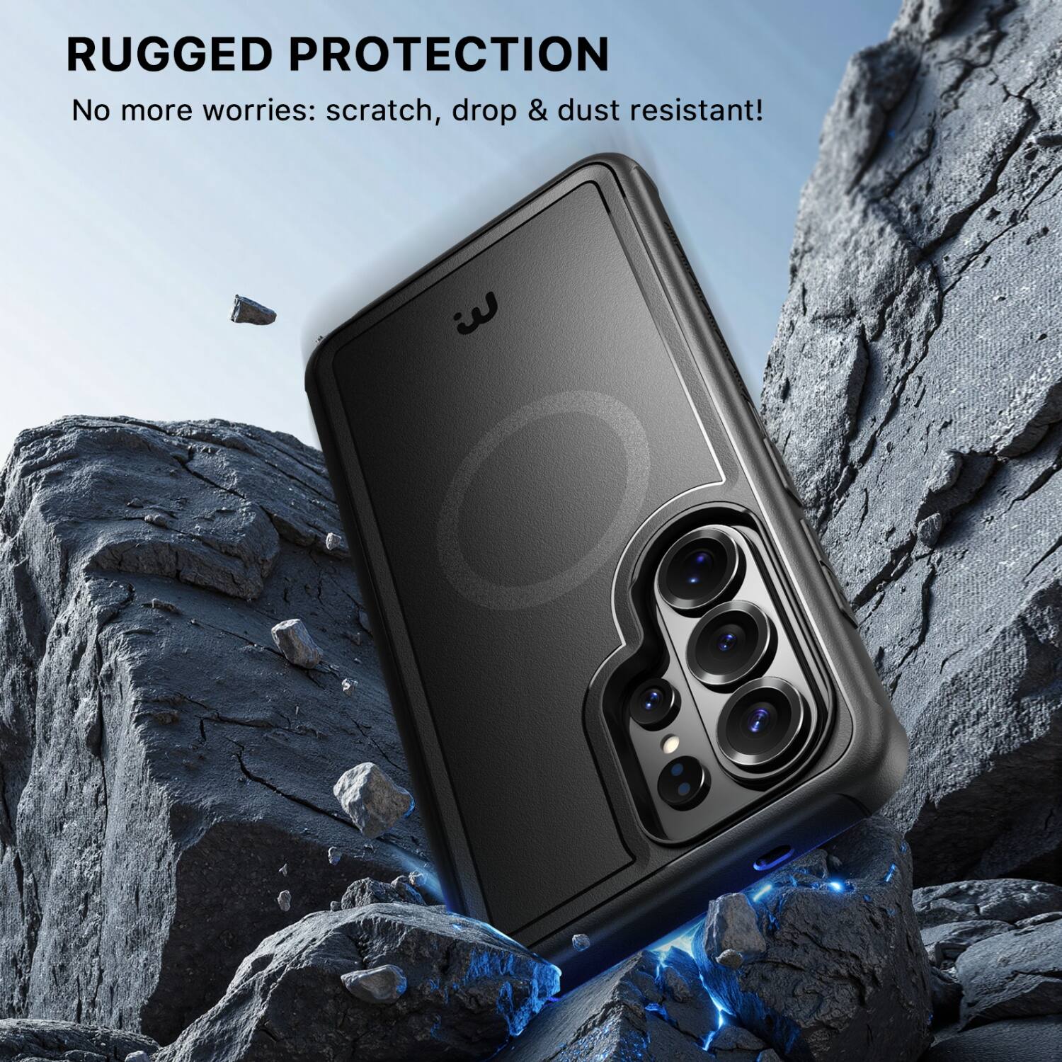 RUGGED PROTECTION  
No more worries: scratch, drop & dust resistant!
