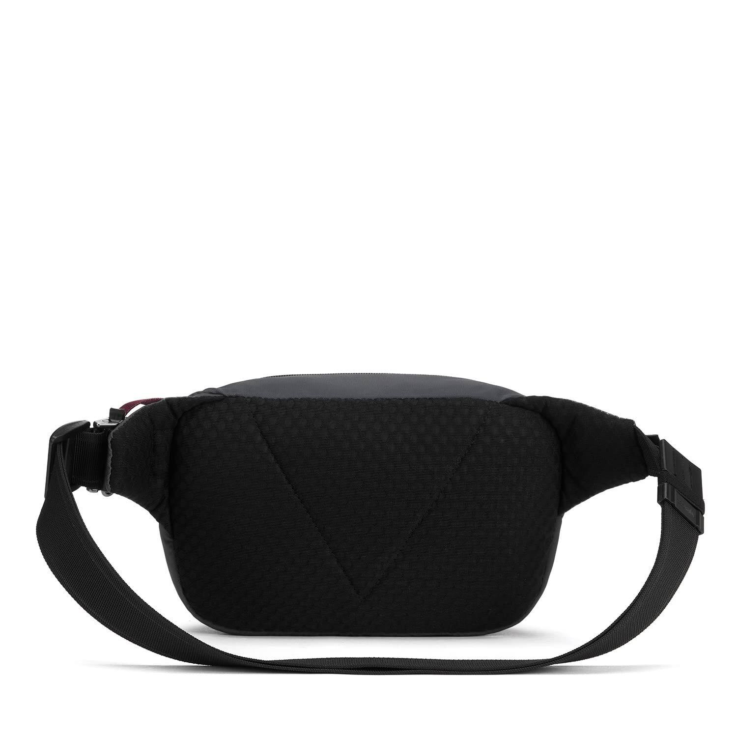 Back. Pacsafe - Vibe 100 4L Anti Theft Fanny Pack - Slate.