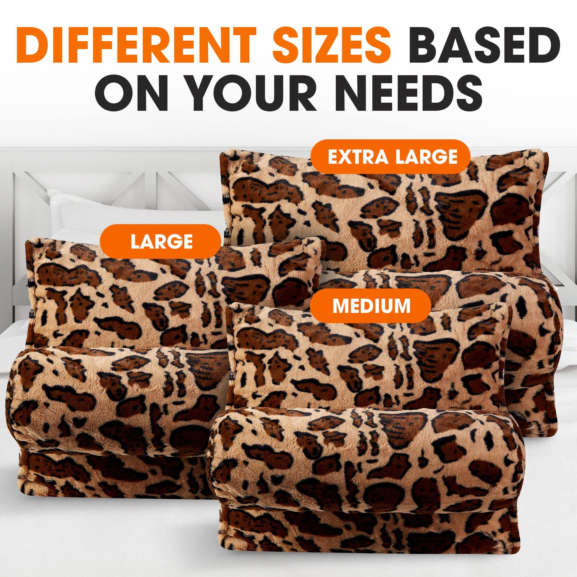 DIFFERENT SIZES BASED ON YOUR NEEDS
EXTRA LARGE
LARGE
MEDIUM