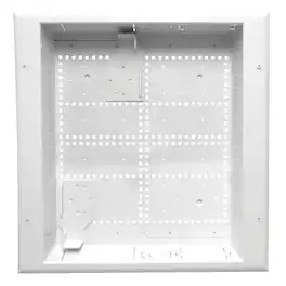 DataComm Electronics - 17" ABS Plastic Connected Media Box, No Power, Slim-Line Trim Ring - White