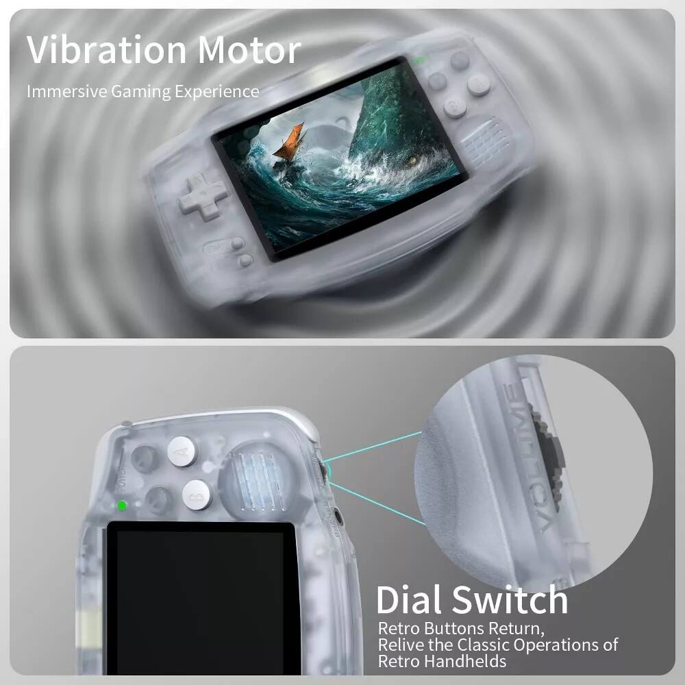 Vibration Motor Immersive Gaming Experience

Dial Switch Retro Buttons Return, Relive the Classic Operations of Retro Handhelds