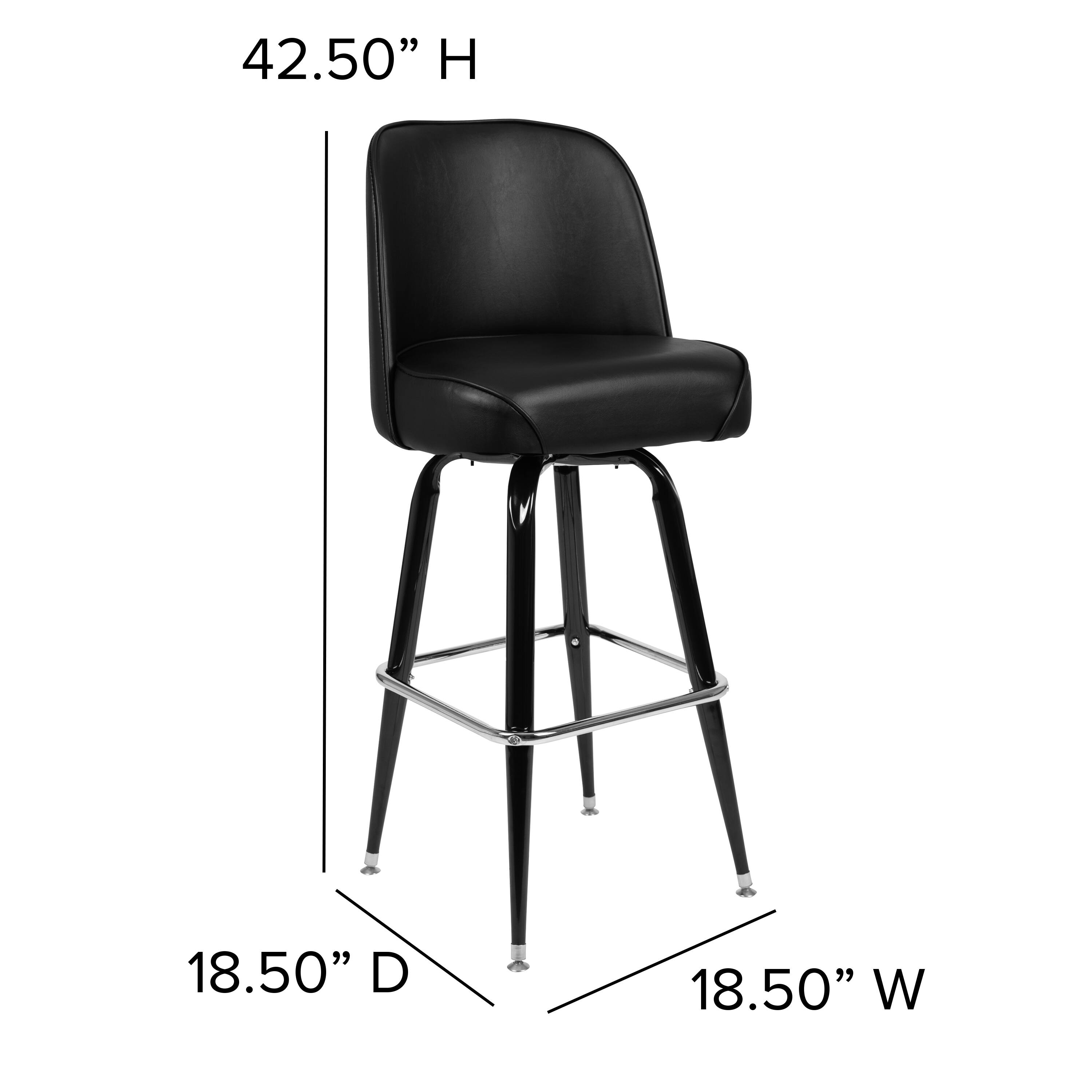 42.50" H  
18.50" D  
18.50" W
