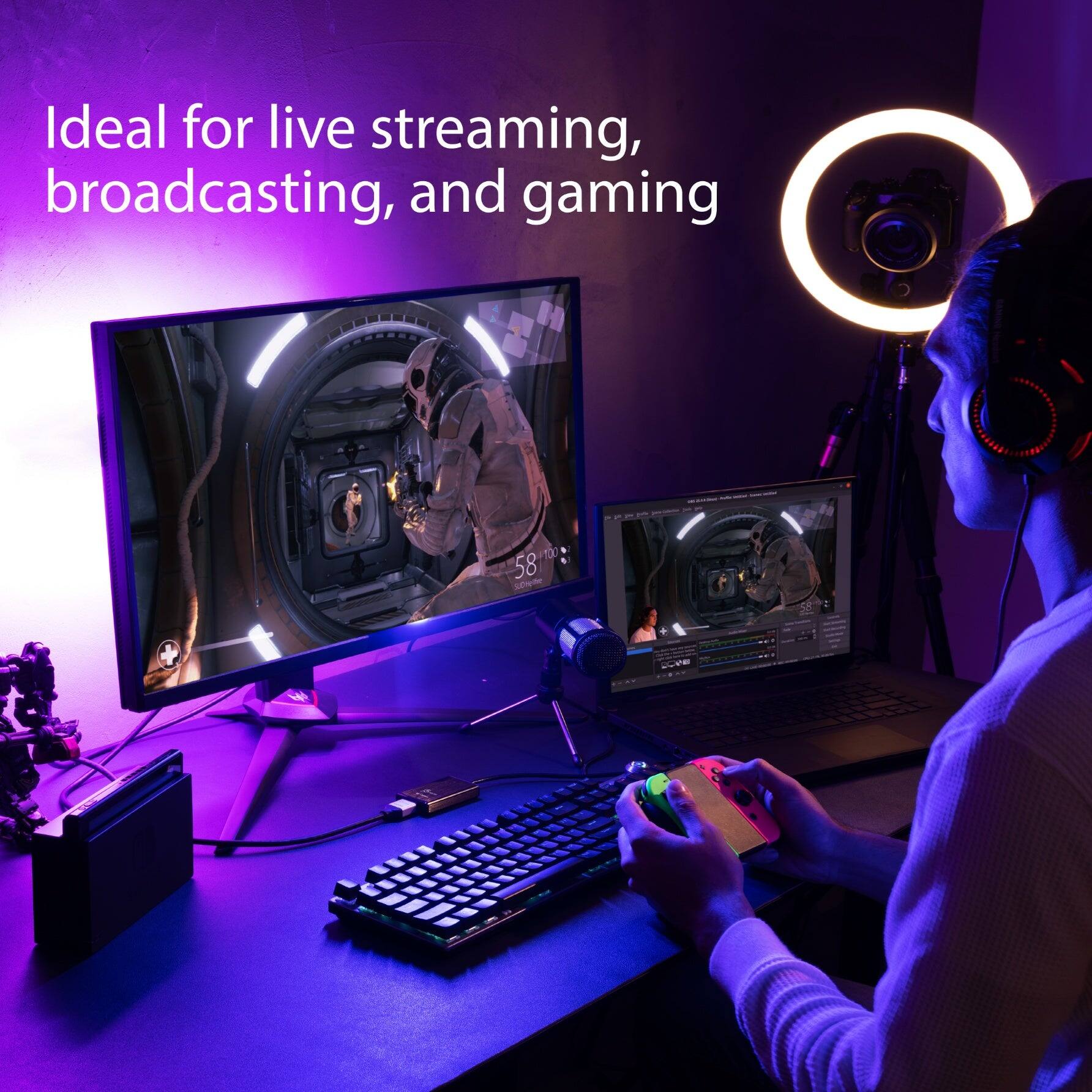 Ideal for live streaming, broadcasting, and gaming

MARTING - persance 1 2C  porto
-
100 58 
58
HOVE