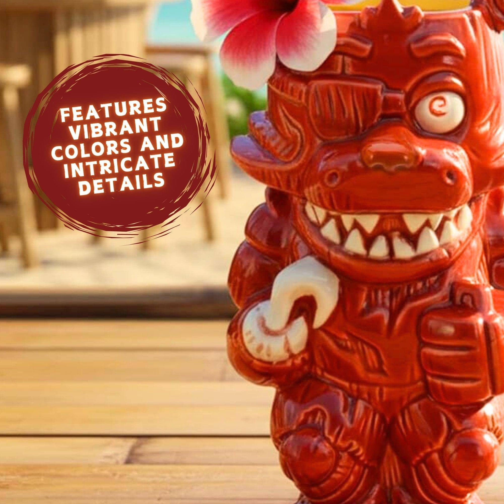 FEATURES VIBRANT COLORS AND INTRICATE DETAILS