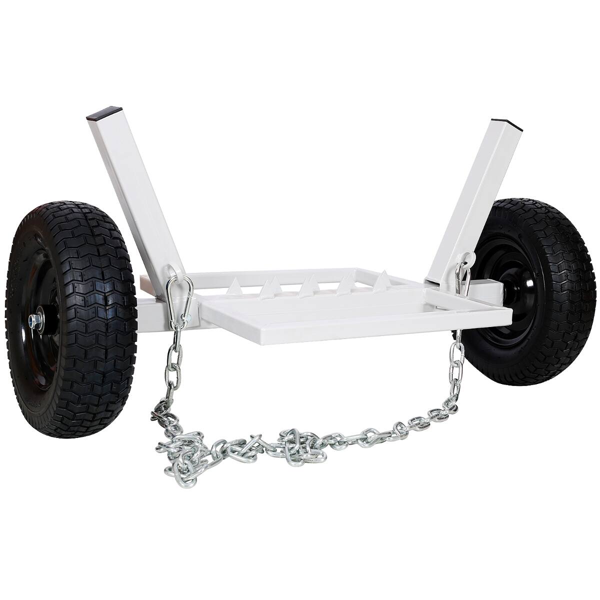 Alt View 3. Ropilly - Ropilly Heavy Duty Log Dolly with Steel Construction and 1100 lb Capacity - Blue.