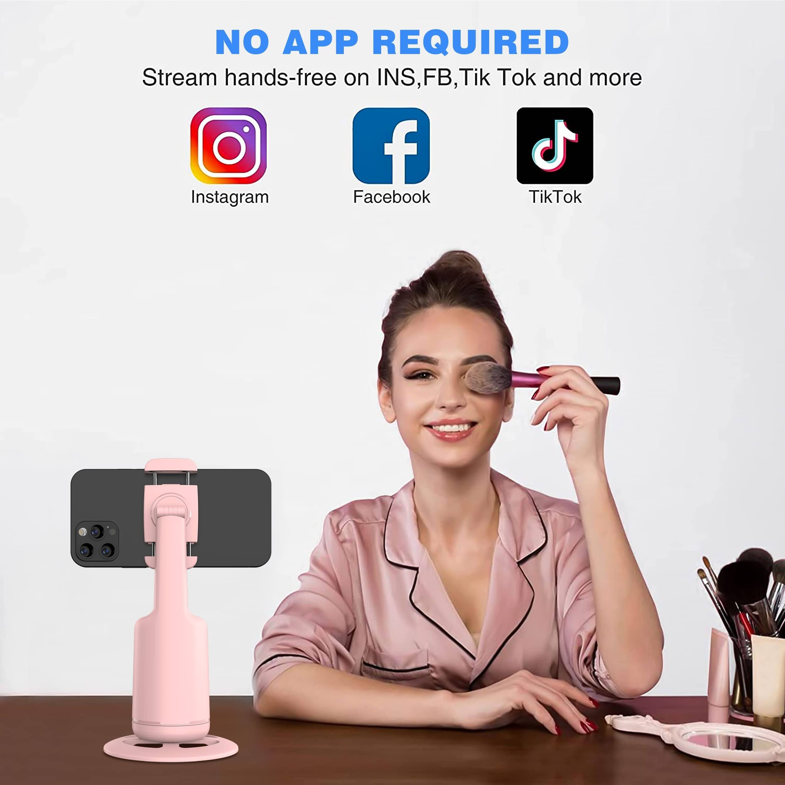 NO APP REQUIRED  
Stream hands-free on INS, FB, Tik Tok and more  
Instagram Facebook TikTok