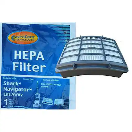 EnviroCare Technologies
HEPA Filter
Designed to Fit:
Shark Navigator Lift Away
Conçu Pour:
Fits: NV351, NV352, NV400
Diseñado a Medida:
Fits: NV351, NV352, NV400
1 Filtro
*Trademark of Vacuum Manufacturer
