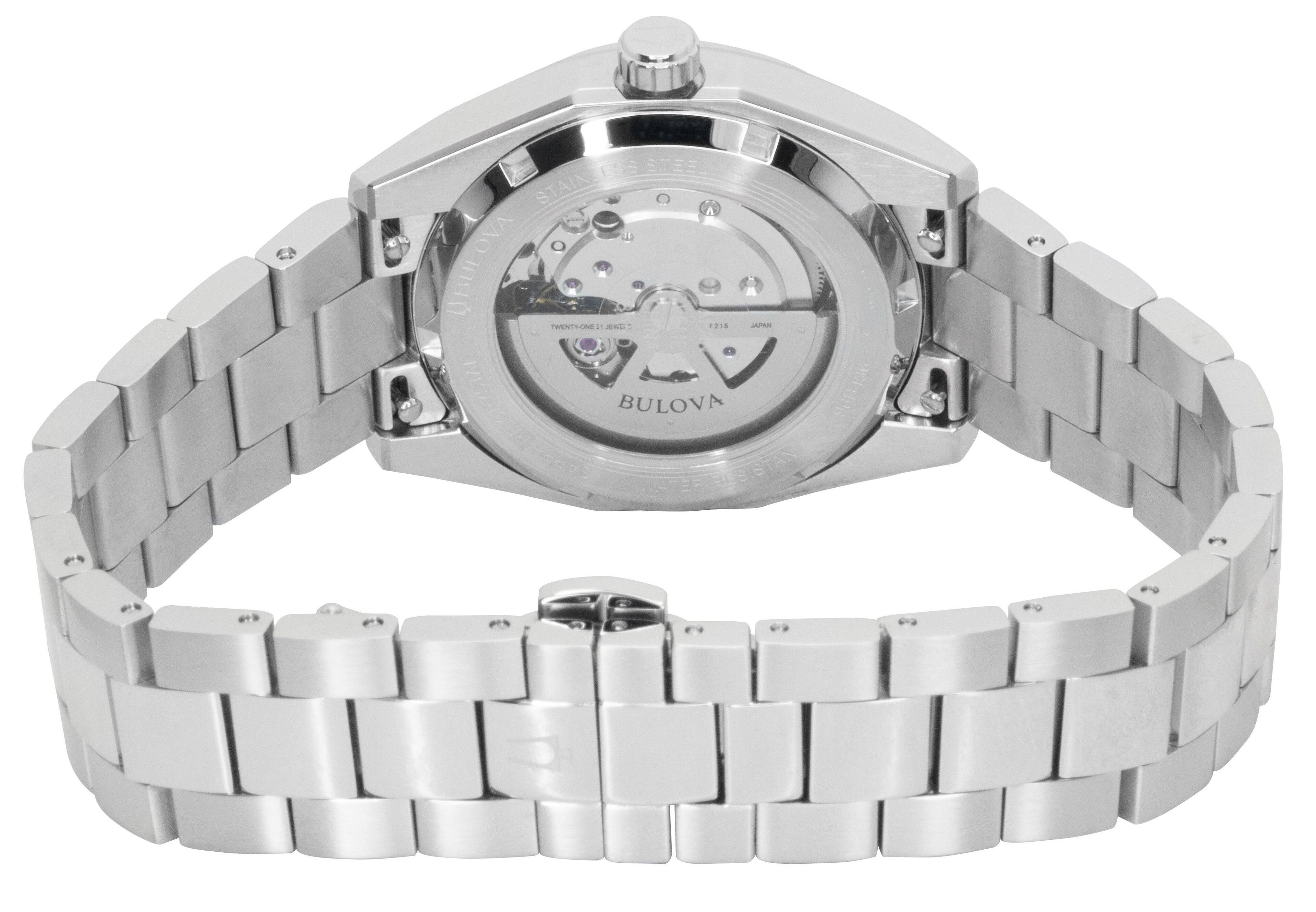 ESS STEEL STAINLESS OVA BULOVA TWENTY.ONE 1 A 1R1S JPN 17115 BULOVA 0EF:S WNWCEEECaEe 2879 WATER RESISTANT