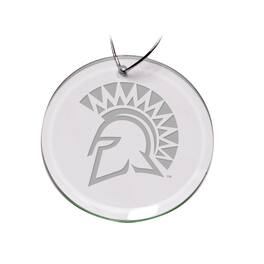 Jardine - San Jose State Spartans 3'' Glass Round Ornament - Multicolor