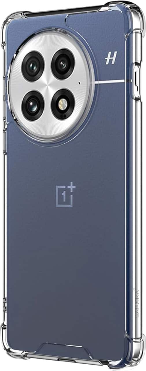 Left. SaharaCase - Venture Series Hard Shell Case for OnePlus 13 - Clear.