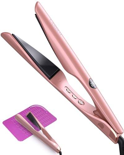 Front. Vulpecula Spade - 2-in-1 Hair Straightener and Curling Iron: Twist Flat Iron Curler for Curl Wave Straighten - Ceramic Straightening Iron.