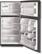 Alt View Standard 1. Whirlpool - Gold 21.7 Cu. Ft. Top-Mount Refrigerator - Black-on-Black.