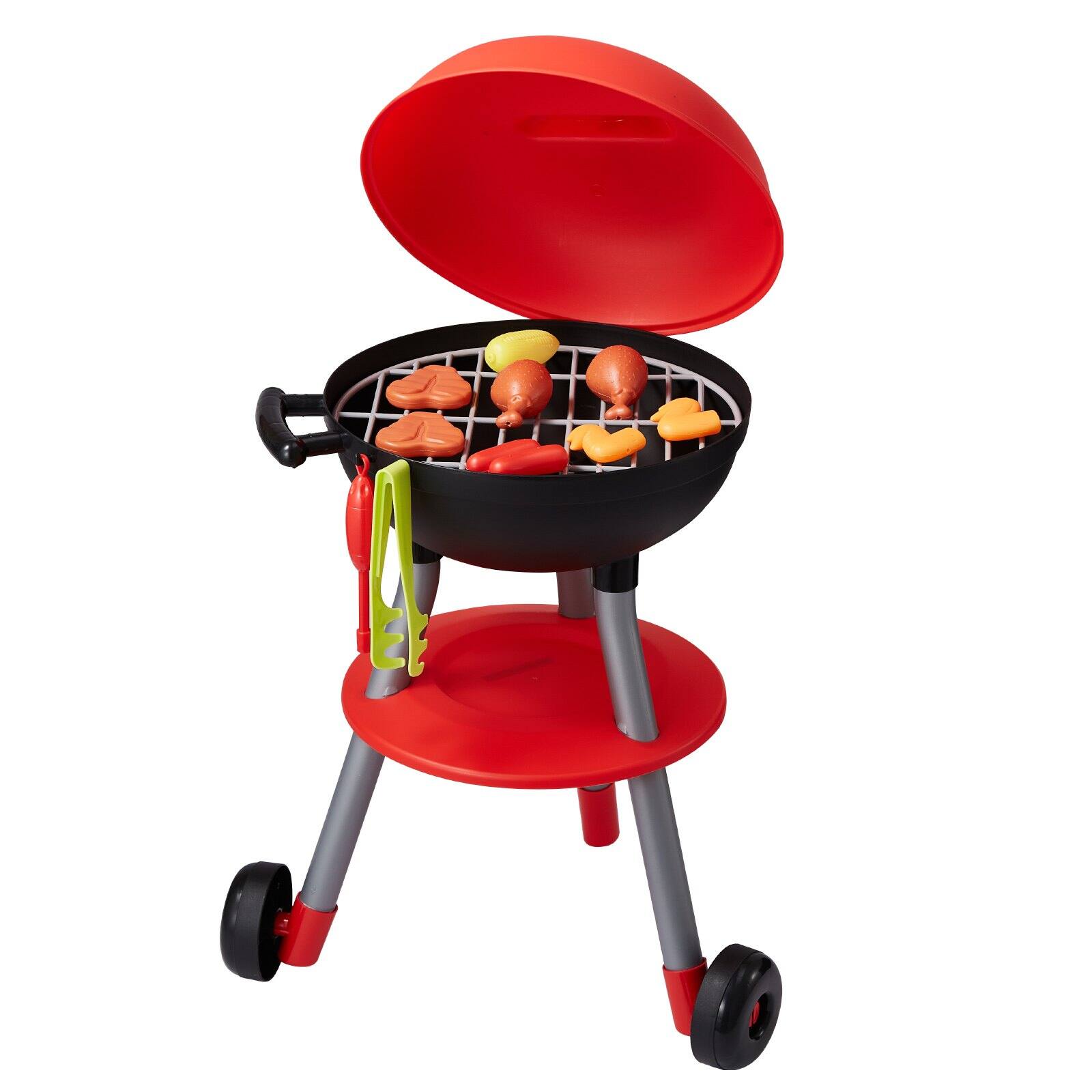 Alt View 10. Glintex - 28PCS BBQ Grill Playset for Kids with Light & Sound, Pretend Cooking Toy Grill for Toddlers, Boys & Girls Ages 3-5.