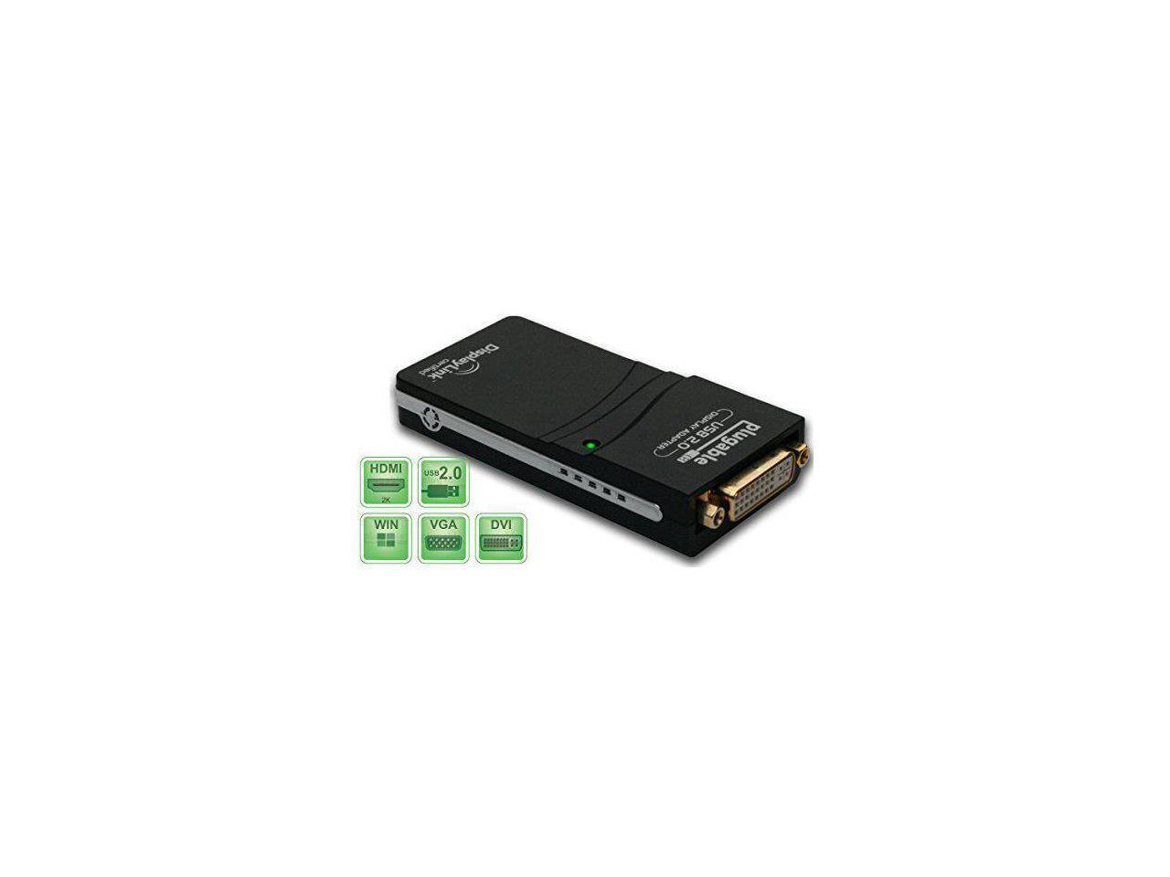HDMI a WIN JF Display Link USR 2.0 VGA DVI Wv- ME e 50 S BEU 5 plugable