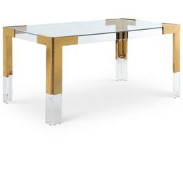 Meridian Furniture - Casper Rich Dining Table - Gold