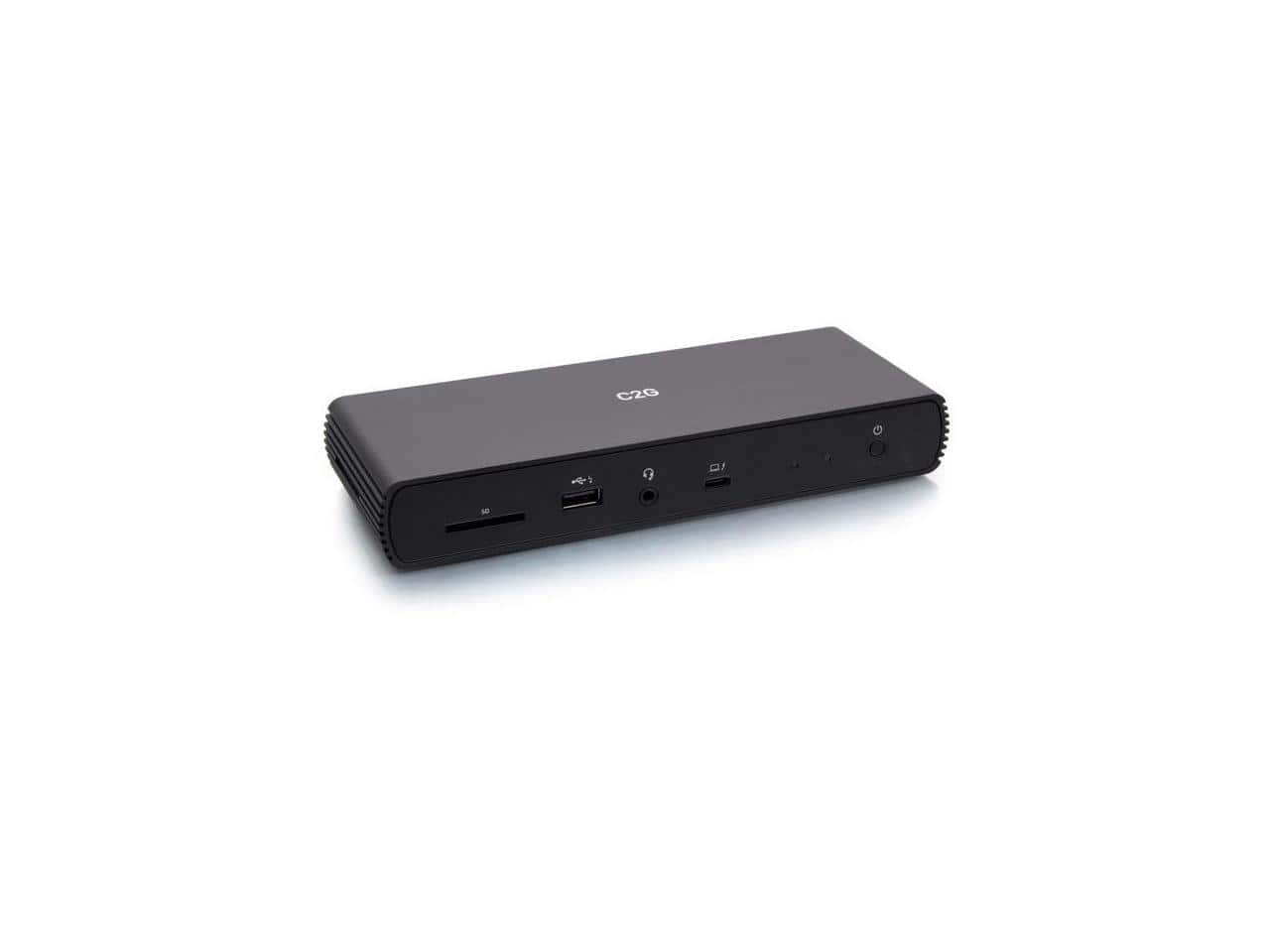Cables to Go - C2G Thunderbolt 4 USB C Dual Display Docking Station Ethernet 90W PD C2G54537