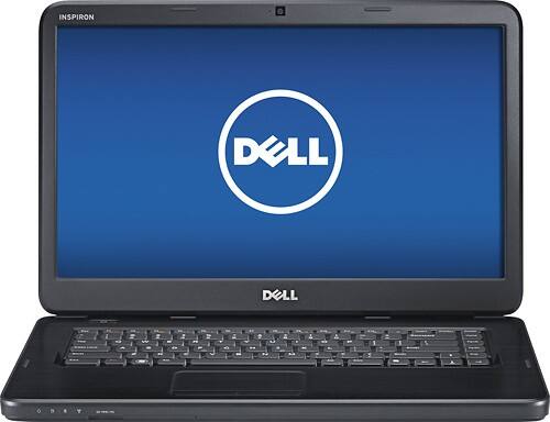 Front Standard. Dell - Inspiron 15.6" Laptop - 4GB Memory - 500GB Hard Drive - Black.