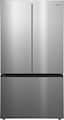 Midea - 36-in Wide Standard-Depth PLUS 32 cu. ft. French Door Refrigerator + Dual Icemaker + Extra-Large Capacity - Stainless Steel