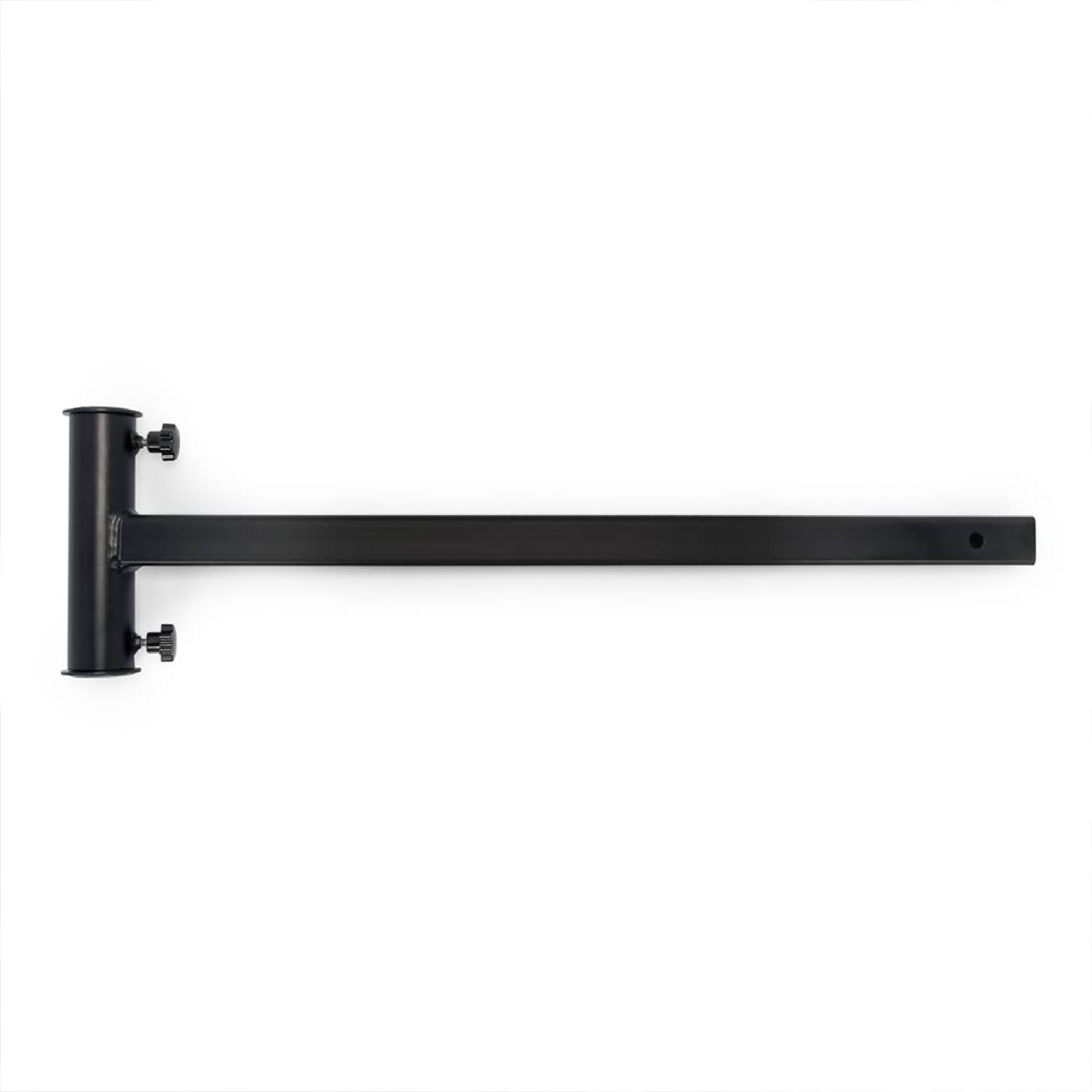 Alt View 3. Camco - Camco Durable Alloy Steel Hitch Mount Umbrella Holder for Shaded Outdoor Events - Black.